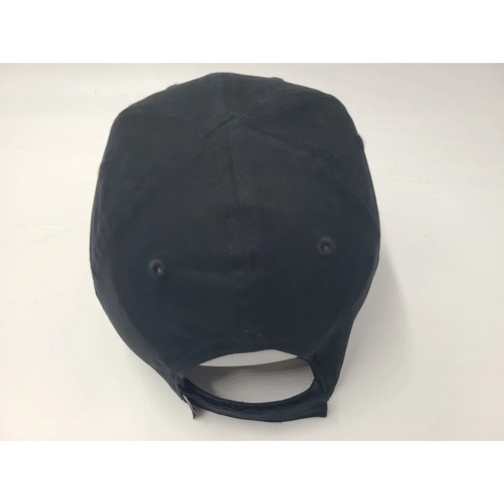 Youth Nike 3Brand Dual Logo Adjustable Hat Cap Cotton Swoosh Logo Boy Girl Black